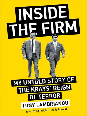 cover image of Inside the Firm--The Untold Story of the Krays' Reign of Terror